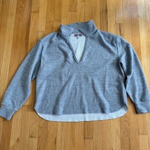 Urban Outfitters Gray V-Neck Pullover Large